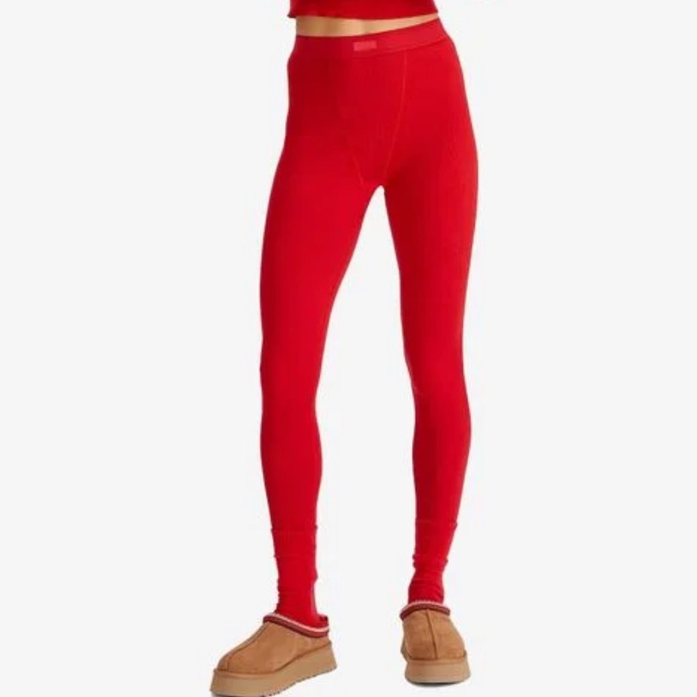 SKIMS Ruby Cotton Rib Leggings
